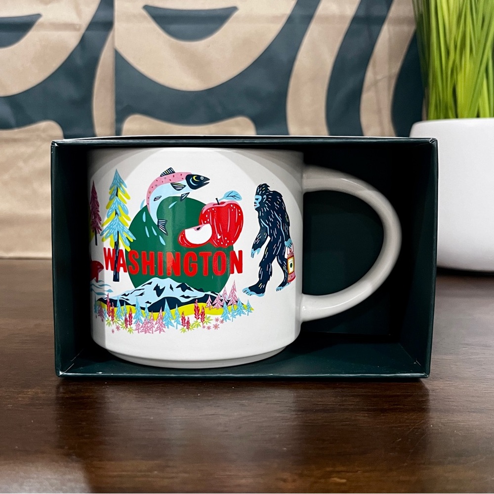 🌲 New Starbucks “WASHINGTON” Discovery Series Mug Newly Released Collectible